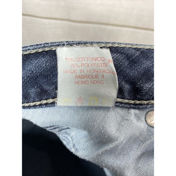 Silver Jeans Womens 30 Aiko Distressed Stretch Denim Medium Wash Boot Cut - Picture 7 of 11